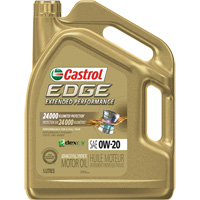 Huile pour moteur performance prolong&eacute;e 0W-20 Edge, 5 L, Cruche O-Max