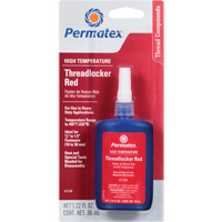 Adh&eacute;sif frein-filet pour temp&eacute;ratures &eacute;lev&eacute;es, Rouge, &eacute;lev&eacute;, 36 ml, Bouteille O-Max