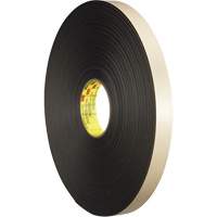 Double-Coated Foam Tape, 66 m (216') L x 12.7 mm (1/2") W, 31 mils, Polyethylene O-Max
