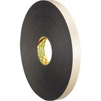 Double-Coated Foam Tape, 33 m (108') L x 12.7 mm (1/2") W, 62 mils, Polyethylene O-Max