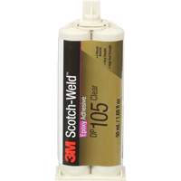 Adh&eacute;sif Scotch-Weld, 1,7 liq. oz., Cartouche, Deux composants, Translucide O-Max