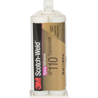 Adh&eacute;sif Scotch-Weld, 1,64 liq. oz., Cartouche double, Deux composants, Transparent O-Max