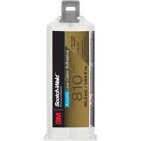 Adh&eacute;sif acrylique &agrave; faible odeur Scotch-Weld, Deux composants, Cartouche, 1,64 liq. oz., Blanc cass&eacute; O-Max