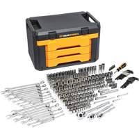 Mechanic's Tool Set in 3-Drawer Storage Box O-Max