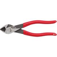 Diagonal Dipped Grip Cutting Pliers, 7" L O-Max