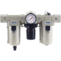 Filtre, r&eacute;gulateur, lubrifiant avec bol m&eacute;tallique, 1/2" NPT, 150 psi O-Max