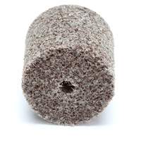 Scotch-Brite Cut & Polish Unitized Wheel, 1" x 1", 3/16"-7 Arbor, Medium Grit, Aluminum Oxide O-Max