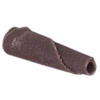 ALO Spiral Cartridge Roll, 240 Grit, 3/16" Dia., Aluminum Oxide, 1" L, 1/8" Arbor O-Max