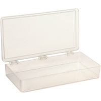 Boîte à compartiments K-Resin, Plastique, 4" la x 8" p, 1-3/16" h, Transparent CB709 | O-Max