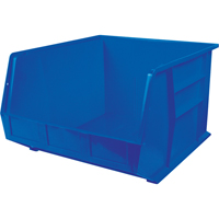 Ultra Stack & Hang Bin, 16-1/2" W x 11" H x 18" D, Blue O-Max