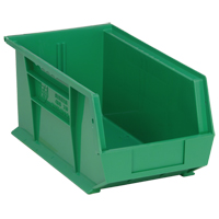 Bacs ultra empilable & suspendable, 8-1/4" la, 7" h x 14-3/4" p, Vert O-Max
