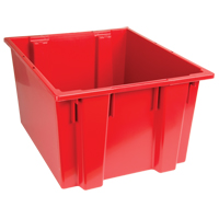 Contenants Stack & Nest, 13" x 23,5" x 19,5", Rouge O-Max