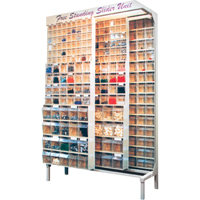 SYST&egrave;ME COULISSANT A/56BACS16"PX74"HX48"LA, 48" la x 18" p x 77" h, 56 bacs O-Max