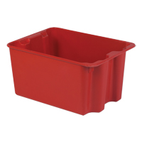 Stack-N-Nest<sup>®</sup> Plexton Containers, 19.9" W x 27.5" D x 14" H, Red CD188 | O-Max