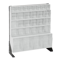 Tip-Out Bins Stand, 23-5/8" W x 8" D x 28" H, 31 Drawers O-Max