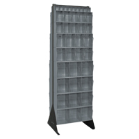 Tip-Out Bins Stand, 23-5/8" W x 16" D x 75" H, 72 Drawers O-Max