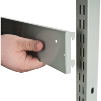 Servante mobile de bacs &agrave; plateaux inclinables - chariot seulement, &agrave; deux c&ocirc;t&eacute;s, 26-1/4" la x 22" p x 57-1/2" h O-Max