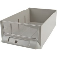 Tiroir de rechange pour armoires de pi&egrave;ces KPC-200, Plastique, 5-3/8" la x 9-13/16" p, 3-3/10" h, Gris O-Max