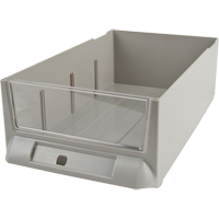 Replacement Drawer for KPC-200 Parts Cabinets, Plastic, 5-3/8" W x 9-13/16" D x 3-3/10" H, Grey CF481 | O-Max