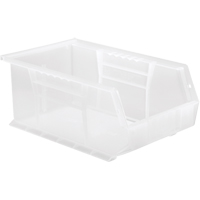 Clear-View Ultra Stack & Hang Bin, 8-1/4" W x 6" H x 13-5/8" D, Clear O-Max