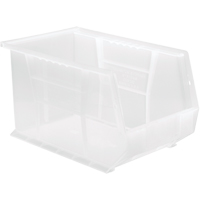 Clear-View Ultra Stack & Hang Bin, 8-1/4" W x 8" H x 13-5/8" D, Clear O-Max