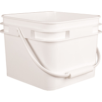 Square Pail, Plastic, 2.1 gal. O-Max