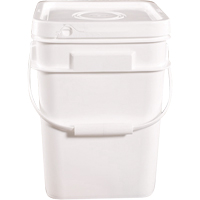 Square Pail, Plastic, 4 gal. O-Max