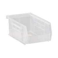 Ultra Stack & Hang Bin, 4-1/8" W x 3" H x 7-3/8" D, Clear O-Max