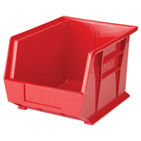 Bac empilable & &agrave; suspendre, 8-1/4" la, 7" h x 10-3/4" p, Rouge O-Max