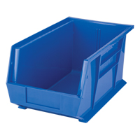 Bac empilable & &agrave; suspendre, 8-1/4" la, 7" h x 14-3/4" p, Bleu O-Max