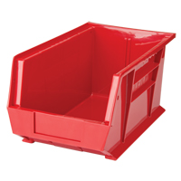 Bac empilable & &agrave; suspendre, 8-1/4" la, 7" h x 14-3/4" p, Rouge O-Max