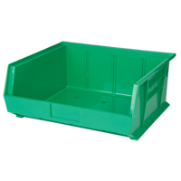 Bac empilable & &agrave; suspendre, 16-1/2" la, 7" h x 14-3/4" p, Vert O-Max