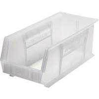 Ultra Stack & Hang Bin, 8-1/4" W x 7" H x 18" D, Clear O-Max