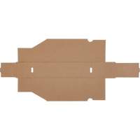 Deep Corrugated Parts Bins, 2-7/8" W x 11-1/4" D x 4-1/2" H, Beige O-Max