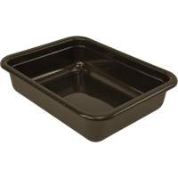 All-Purpose Flat-Bottom Storage Tub, 5" H x 17" D x 22" L, Plastic, Brown CG222 | O-Max