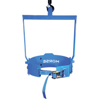 Ensemble de l&egrave;ve-baril manuel inclinable, Baril de 55 gal. US (45 gal. imp.), Capacit&eacute; 800 lb/363 kg O-Max