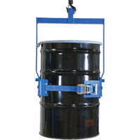 Ensemble de l&egrave;ve-baril manuel inclinable, Baril de 55 gal. US (45 gal. imp.), Capacit&eacute; 800 lb/363 kg O-Max