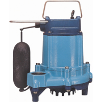 Pompes submersibles/pour effluents, 53 gal./h, 115 V, 5 A, 1/3 CV O-Max