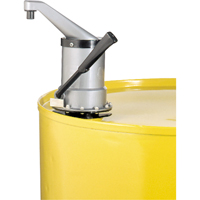 Pompe &agrave; baril, type levier, Polypropyl&egrave;ne, 10 oz/course, Pour barils de 5-45 gal. O-Max