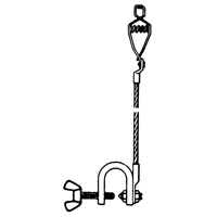 Light-Duty Bonding & Grounding Wire Assemblies - Alligator Clip & Small C-Clamps O-Max
