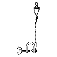 Light-Duty Bonding & Grounding Wire Assemblies - Alligator Clip & Small C-Clamps O-Max