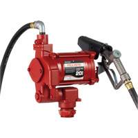 Pompes c. a. utilitaires &agrave; soupape rotative avec embout, 115 V, 20 gal./min O-Max