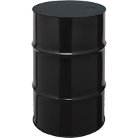 Steel Drums, 55 US gal (45 imp. gal.), Unlined, Black, Closed Top, 1A1/X1.8/300, 20 Gauge O-Max