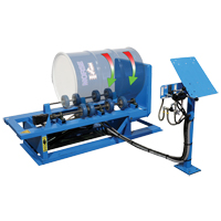 Hydra-Lift Drum Rotator / Roller, 55 US gal. (45 Imperial Gal.) Capacity, Variable Speed, 1 HP O-Max