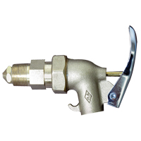 Robinet de fût robuste, Laiton, entr&eacute;e NPT 3/4" O-Max