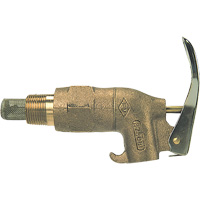 Robinet de fût robuste, Laiton, entr&eacute;e NPT 3/4" O-Max