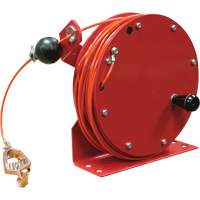 G 3000 Static Discharge Grounding Reel, 100' Length, Heavy-Duty DC784 | O-Max