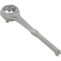 Single Ended Specialty Bung Nut Wrench, 1-1/2" Opening, 4-1/4" Handle, Non-Sparking Aluminum O-Max
