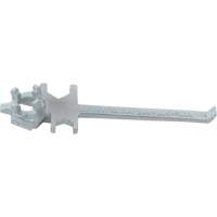 Single Ended Specialty Bung Nut Wrench, 1-1/2" Opening, 7-1/2" Handle, Zinc Cast Steel O-Max