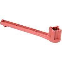 Single Ended Specialty Bung Nut Wrench, 1-1/4" Opening, 8" Handle, Non-Sparking Nylon O-Max